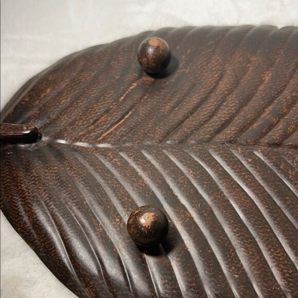 PartyLite Retired Island Escape Banana Leaf Tray - Picture 5 of 8